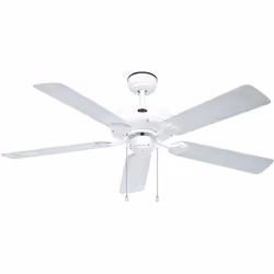 CasaFan OUTDOOR CLASSIC BZ-EB, ventilatore da soffitto, Ø 132 cm, 5 pale in plastica decoro venature legno, 220-240 V 50 Hz,  ...