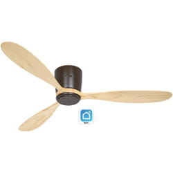 Casafan - eco plano wood 132, Ventilatore WiFi senza Luce