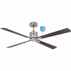 CasaFan ECO CONCEPT 152 wi fi ventilatore da soffitto a risparmio energetico, Ø 152 cm, 2-3-4 pale reversibili (può essere mo ...