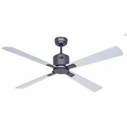 CasaFan ECO NEO III 132 BN-NB/KI WiFi, ventilatore da soffitto a risparmio energetico con WiFi, Ø 132 cm, alloggiamento accia ...
