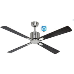 ECO NEO III 132, Ventilatore Acciaio Spazzolato WiFi senza Luce,