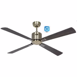 CasaFan ECO NEO III 132 WiFi, ventilatore da soffitto a risparmio energetico con WiFi, Ø 132 cm, alloggiamento acciaio, 4 pal ...
