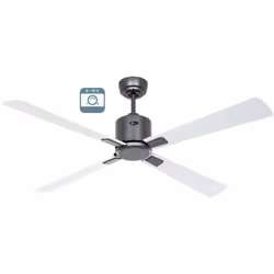 CasaFan ECO NEO III 132 BN-WN/SI 0 - 10 V, ventilatore da soffitto a risparmio energetico, Ø 132 cm, interfaccia 0-10 V, allo ...