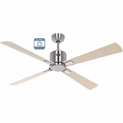 CasaFan ECO NEO III 132 BN 0 - 10 V, ventilatore da soffitto a risparmio energetico, Ø 132 cm, interfaccia 0-10 V, alloggiame ...