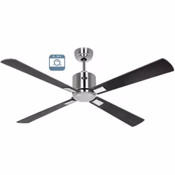 CasaFan ECO NEO III 132 BN 0 - 10 V, ventilatore da soffitto a risparmio energetico, Ø 132 cm, interfaccia 0-10 V, alloggiame ...