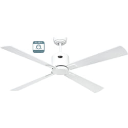 Casafan - eco neo iii 132, Ventilatore senza Luce Corpo Bianco