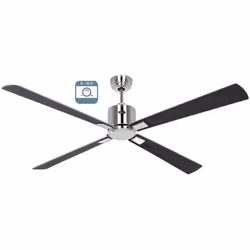 CasaFan ECO NEO III 152 BN 0 - 10 V, ventilatore da soffitto a risparmio energetico, Ø 152 cm, interfaccia 0-10 V, alloggiame ...