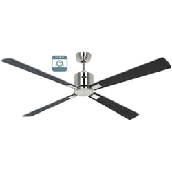 ECO NEO III 152, Ventilatore senza Luce Corpo Acciaio Spazzolato,