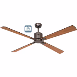 CasaFan ECO NEO III 152 BZ-WN/SI 0 - 10 V, ventilatore da soffitto a risparmio energetico, Ø 152 cm, interfaccia 0-10 V, allo ...