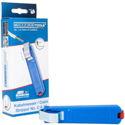 Weicon - 50053328 Coltello per Cavi No. c 4-28 Versione Classica, Blu/rosso, 180 mm