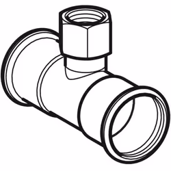 Geberit 61395 raccordo e adattatore per tubo Connettore per tubo Rame 1 pz