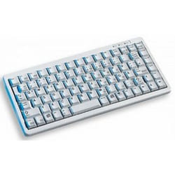 CHERRY Compact-Keyboard G84-4100 tastiera Ufficio USB + PS/2 AZERTY Grigio