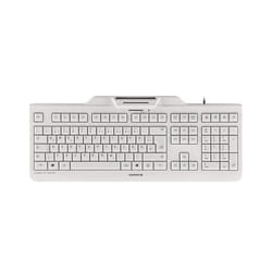 CHERRY KC 1000 SC tastiera Ufficio USB QWERTY Inglese UK Grigio