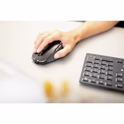 CHERRY DW 9500 SLIM tastiera Mouse incluso Universale RF senza fili + Bluetooth QWERTZ Ceco, Slovacco Nero, Grigio - Vista aggiuntiva 5
