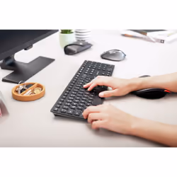 CHERRY KW 9100 SLIM tastiera Universale RF senza fili + Bluetooth Nero - Vista aggiuntiva 8