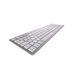 CHERRY KW 9100 SLIM FOR MAC tastiera Universale USB + Bluetooth AZERTY Francese Argento - Vista aggiuntiva 4