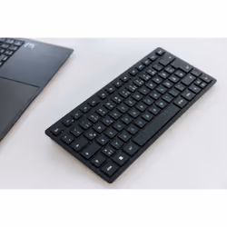 CHERRY KW 9200 MINI tastiera Universale USB + RF Wireless + Bluetooth QWERTZ Tedesco Nero - Vista aggiuntiva 6