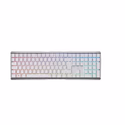 CHERRY MX 3.0S Wireless RGB, Wireless, RF senza fili + Bluetooth, Interruttore a chiave meccanica, QWERTZ, LED RGB, Bianco
