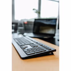 CHERRY KW 3000 tastiera Universale RF Wireless QWERTY US International Nero - Vista aggiuntiva 4