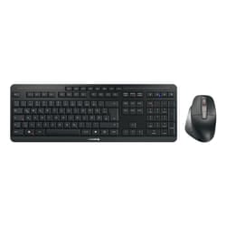 CHERRY Stream desktop ultimate tastiera Mouse incluso Casa/ufficio USB + RF Wireless + Bluetooth QWERTZ Tedesco Nero