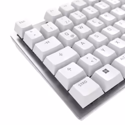 CHERRY KC 200 MX tastiera Universale USB QWERTZ Tedesco Argento, Bianco - Vista aggiuntiva 5