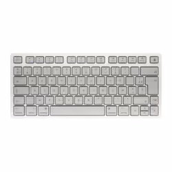 CHERRY KW 7100 MINI BT for MAC, 75%, Wireless, Bluetooth, Tasto con meccanismo a forbici, AZERTY, Bianco