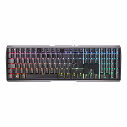 CHERRY MX 3.0S Wireless, Wireless, RF senza fili + Bluetooth, Interruttore a chiave meccanica, QWERTZ, LED RGB, Nero