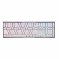 CHERRY MX 3.0S Wireless, Wireless, RF senza fili + Bluetooth, Interruttore a chiave meccanica, QWERTZ, LED RGB, Bianco