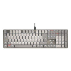CHERRY KC 500 MX LP tastiera Casa/ufficio USB QWERTZ Tedesco Grigio