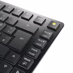 CHERRY KW X ULP 2.0 MINI tastiera Casa/ufficio USB + RF Wireless + Bluetooth QWERTZ Tedesco Nero - Vista aggiuntiva 5