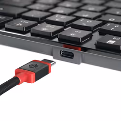 CHERRY KW X ULP 2.0 MINI tastiera Casa/ufficio USB + RF Wireless + Bluetooth QWERTZ Tedesco Nero - Vista aggiuntiva 7