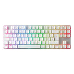 CHERRY MX 8.2 Pro TMR Wireless tastiera Gaming USB + RF Wireless + Bluetooth QWERTZ Tedesco Argento, Bianco