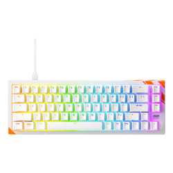 CHERRY K5 PRO TMR COMPACT tastiera Gaming USB QWERTY Inglese US Arancione, Bianco