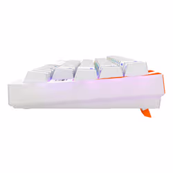 CHERRY K5 PRO TMR COMPACT tastiera Gaming USB QWERTY Inglese US Arancione, Bianco - Vista aggiuntiva 4