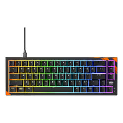 CHERRY K5 PRO TMR COMPACT tastiera Gaming USB QWERTY Inglese US Nero, Arancione
