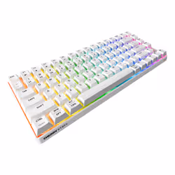 CHERRY XTRFY K33 Compact Wireless tastiera Gaming USB + RF Wireless + Bluetooth QWERTY Inglese US Bianco - Vista aggiuntiva 3