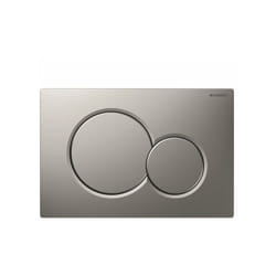 SIGMA01 placca cromo satinato doppio pulsante 115.770.46.5 - Geberit