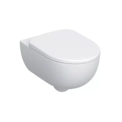 Vaso wc sospeso in ceramica bianca serie selnova premium con sedile e sistema rimfree Geberit