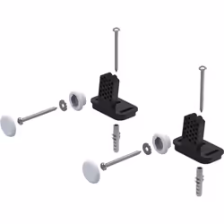 Materiale di fissaggio Geberit per WC e bidet a terra fissaggio dal lato set di 2 pezzi