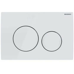 Delta20 - Placca di comando, bianco alpino 115.127.11.1 - Geberit