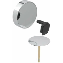 Accessori - Set di completamento per vasche da bagno, con con comando girevole e ingresso acqua d52, cromo 150.481.21.1 - Geberit