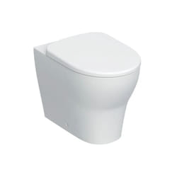 Vaso a pavimento con coprivaso bianco lucido Geberit Rimfree Selnova Premium