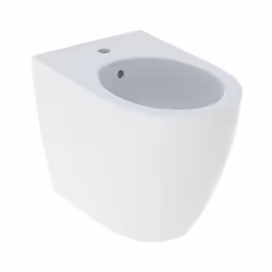 Bidet A pavimento Geberit iCon 502.384.00.1, in Vetrochina, colore Bianco, 35 cm larghezza, 56 cm lunghezza, 41 cm altezza Ca ...