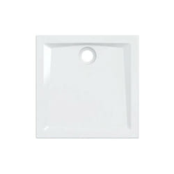 Piatto doccia quadrato 80X80 H.6 cm. tipo 60 bianco in gres fine porcellanato 550.028.00.1 - Geberit