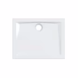 Geberit Piatto doccia rettangolare 90 x 70 x H. 6 cm. tipo 60 in Gres fine porcellanato. Colore Bianco. 550053001 CARATTERIST ...