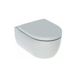 Geberit - icon wc Sospeso con Sedile Bianco, Installazione Semplice e Veloce - 500.813.00.1
