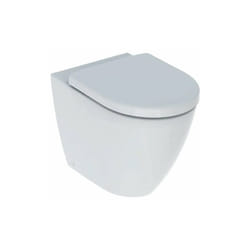 Icon vaso a pavimento rimfree btw filo parete a cacciata con fissaggio nascosto e sedile wc standard bianco 500.828.00.1 - Geberit