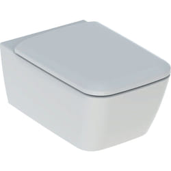 Geberit - Icon Square wc Sospeso con fissaggio nascosto Rimfree Bianco 500.807.00.1