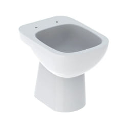 Vaso a pavimento a cacciata 35.5x53 bianco lucido Geberit Fantasia - Senza sedile