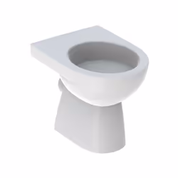 Vaso a pavimento realizzato in ceramica con scarico orizzontale. Il prodotto con installazione a terra è dotato di fissaggio  ...